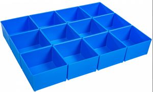 Insetbox C3 blau BSS für L-Boxx102 + I-Boxx 72 104 x 104 x 63 mm 12 Stk, 6000001712 - Werkzeugkoffer,Sortimentskoffer,Behälter
