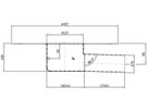 Ablaufkörper Gully 157 V2A 2-tlg. DN 100 m/Klebeflansch 150mm waagrecht 416408 - ACO Passavant Entwässerungstechnik