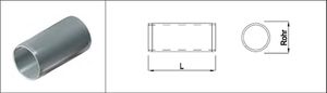 Stossrohr ungeschlitzt 26.9 mm Länge 60 mm 1.4301 - INOXTECH-Handlauf-/Geländer-System