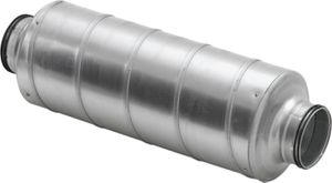 Rohrschalldämpfer 50mm 355mm SLU-V L = 0.90 m - Spiralfalzrohre und Zubehör System Safe