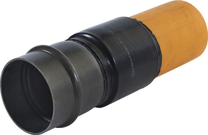 Übergangsstück Stahl/PE Gas PN 5 3104 mit Überschiebmuffe DN 32 / d 40mm - Hawle Armaturen