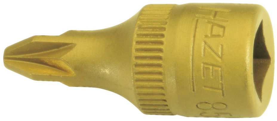 HAZET Schraubendreher-Einsatz, Pozidriv 8507-PZ2, 1/4", L: 28mm, D: 12mm - Steck- und Drehmomentschlüssel
