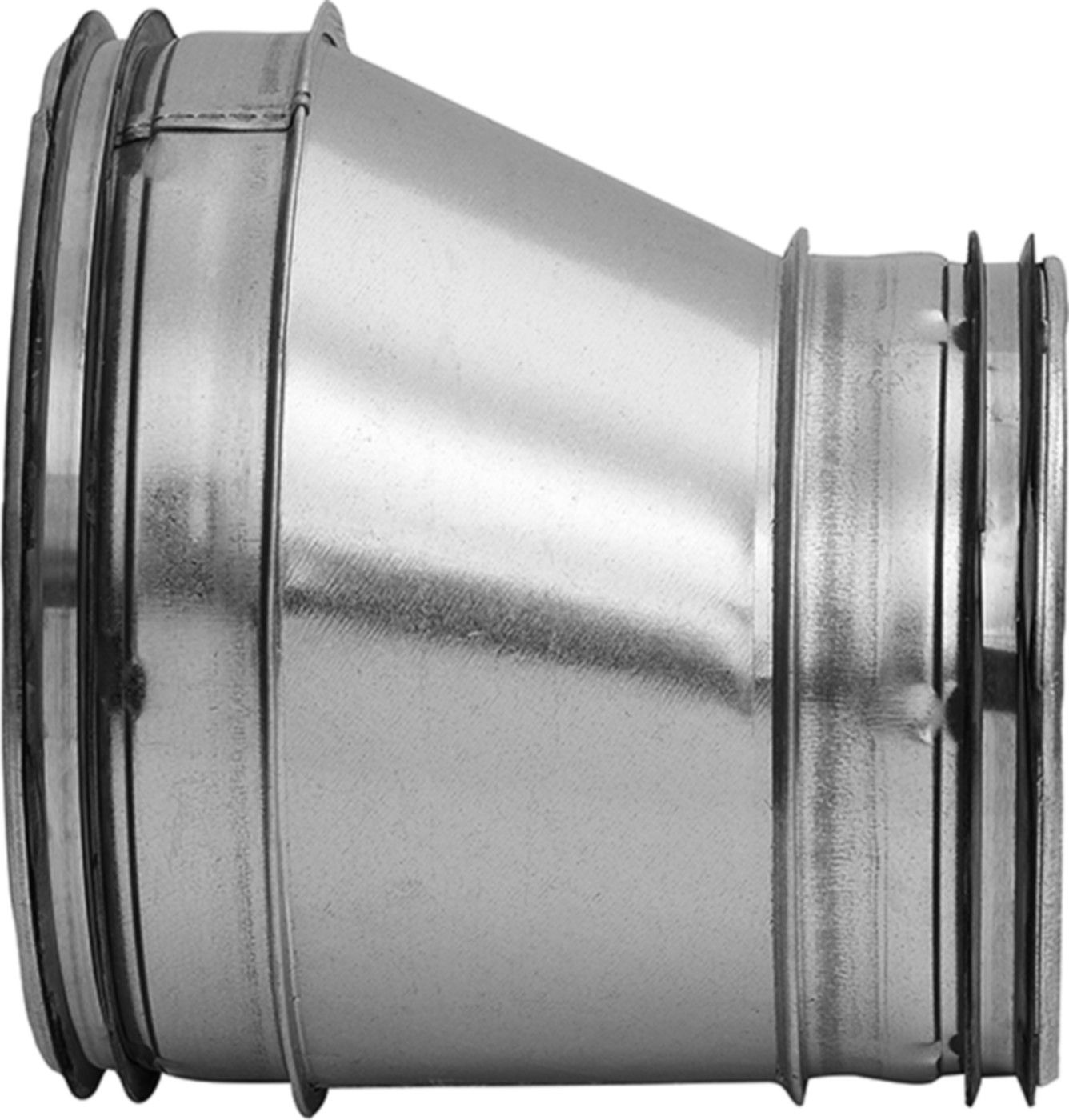 Reduktion exzentr. 200/180mm RLU-V - Spiralfalzrohre und Zubehör System Safe