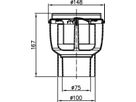 Ablaufkörper Easyflow DN 100 Kunststoff Kernbohrung 170 mm 2810.00.00 - ACO Passavant Entwässerungstechnik