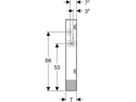 Verteilerschrank B 750 mm H 490mm 650.411.00.2 - Geberit-Push Fit-Formstücke