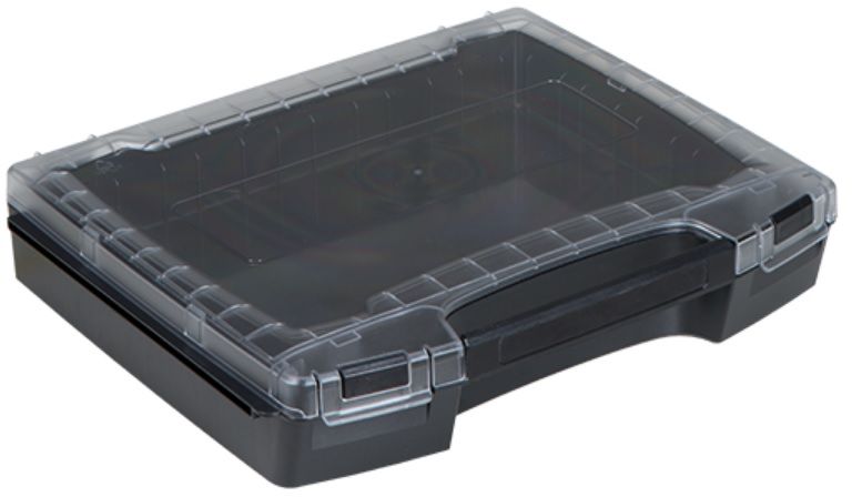 i-BOXX 72 BSS schwarz mit transparentem Deckel Vol.5.6Liter b367 x t316 x h72, 6100000336 - Werkzeugkoffer,Sortimentskoffer,Behälter