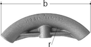 Biegeschablone 16mm 4855.016 - JRG Sanipex-MT-Formstücke/Rohre in Stg.