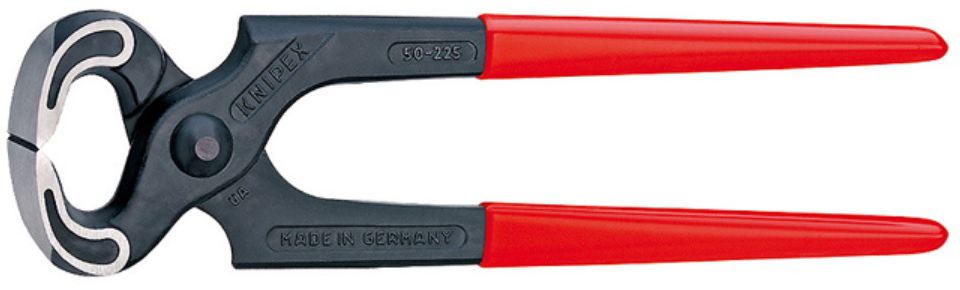 KNIPEX Hammer-Beisszange, poliert 5101, L= 210mm, PVC-Griffhülle - Zangen, Schneiden