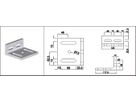 Aluminium Befestigungswinkel AIMgSI EN AW 6060-T66 117.5 x 58 x 12 mm - INOXTECH-Handlauf-/Geländer-System
