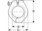 Fixpunktbefestigung 40mm 619.734.00.1 - Geberit FlowFit-Rohre/Formstücke