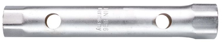 Rohr-Steckschlüssel, verzinkt 8x9mm DIN896B - Steck- und Drehmomentschlüssel