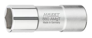 HAZET Zündkerzen-Steckschlüssel-Einsatz 880AMgT, 3/8", S: 16mm, L: 64mm - Steck- und Drehmomentschlüssel