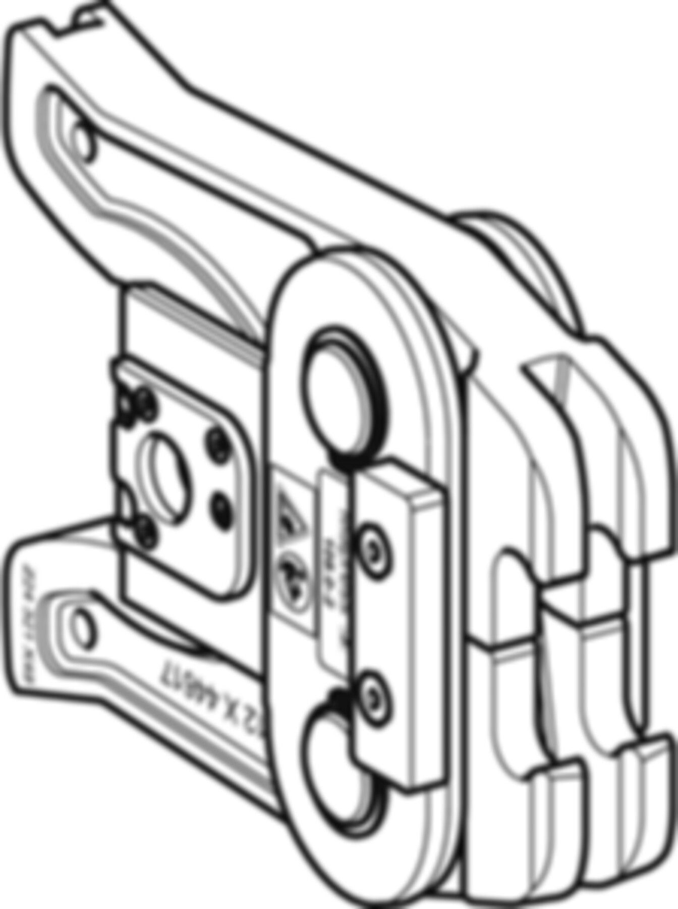 Zwischenbacke ZB324 (3) 108mm 90796 zu Pressschlingen 108mm - Mapress-Werkzeuge und Zubehör
