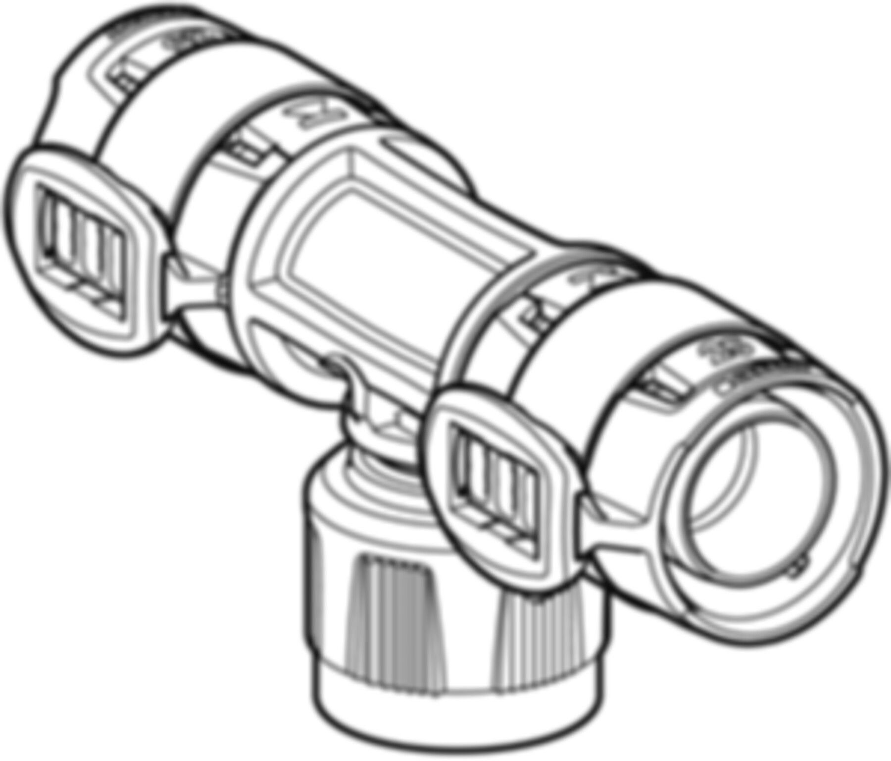 T-Stück 20mm-1/2"-16mm 620.381.00.1 mit MasterFix - Geberit FlowFit-Rohre/Formstücke