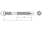 SPAX® Terrasse Fix I-6rd INOX A2 BN20186 5x40/21(T25) - Bossard Spanplattenschrauben SPAX
