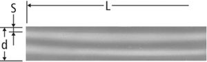 PB-Rohr in Stangen 40 x 3.5 87147.25 Stange à 5 m - Nussbaum Optiflex-Rohre und Formstücke