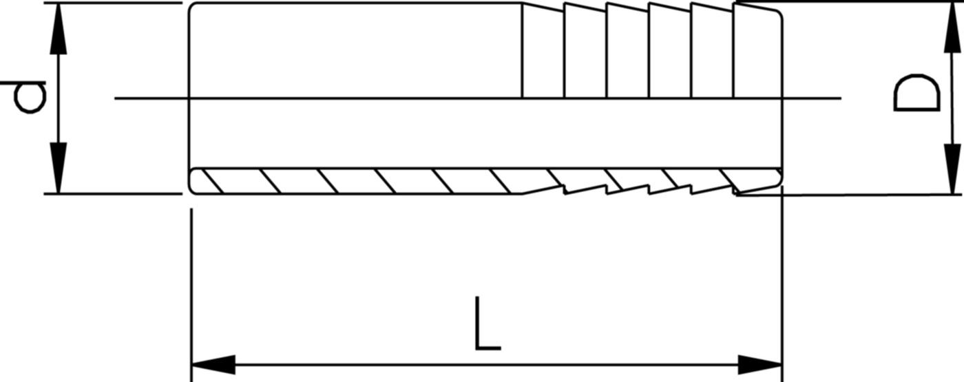 Druckschlauchtüllen m/Stutzen 32 mm 721 960 408 - GF Hart PVC-U Formstücke