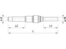 Stahl-PE-Übergangsstück für Gas 3108 DN 40 / d 50mm - Hawle Armaturen