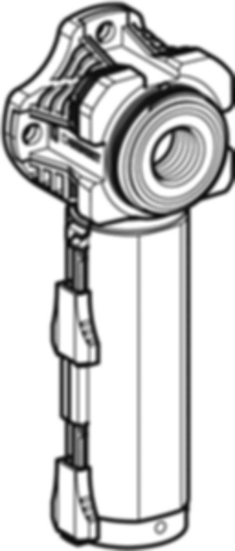 Dose 90° 16mm-1/2" 650.681.00.3 mit MasterFix - Geberit FlowFit-Rohre/Formstücke