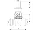Universal 1, Fig. 5482 mit Steckmuffen Abgang Spitzend PE DN 200 / d 200mm - Von Roll Armaturen