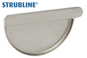 Anklemmboden links 250 mm 127 "Strubline" - Uginox Spenglereihalbfabrikate