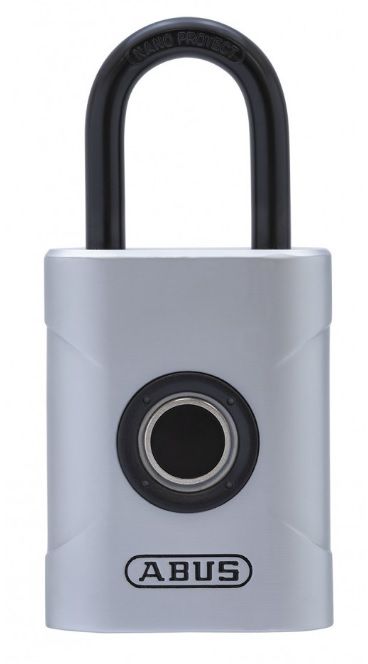 ABUS Touch, Fingerprint-Vorhängeschloss Serie 57, Gr. 50mm, IP67, 20 Finger speicherbar - Vorhängeschloss, Sicherheitsbeschläge