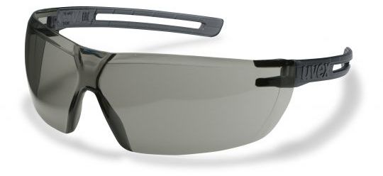 UVEX Schutzbrille, x-fit grau PC amber, kratzfest, beschlagfrei, 9199.286 - Arbeitsschutz