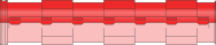 PE Kabelhalbschale gerade rot NW: 100mm L: 1m (Halbschale) - Kabelschutz Formstücke spezial