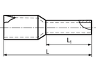 Aderendhülsen Standard DIN Cu vzn BN22491 DIN46228- 0,14mm²/8mm/grey - Bossard Schrauben