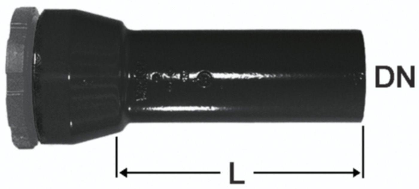 SM-Einbaurohr Fig. 2389 DN 200 L= 350 mm - Von Roll Schraubmuffenformstücke