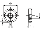 Nutmuttern Stahl 5 BN218 DIN1804w M18x1,5 - Bossard Schrauben