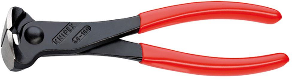 KNIPEX Vorschneider, poliert 6801, L= 160mm, bis Ø4mm, PVC-Griffhülle - Zangen, Schneiden