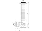 Hydranten-Einlaufbogen Guss Baio N840 GT 1,35-1,80m DN 100 - Hawle Hydranten