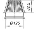 Laubfangkorb SwissUnico 3-620002 zu Dachablauf SwissUnico mit Ausgleichs-Adapter - SCHACO Entwässerungstechnik