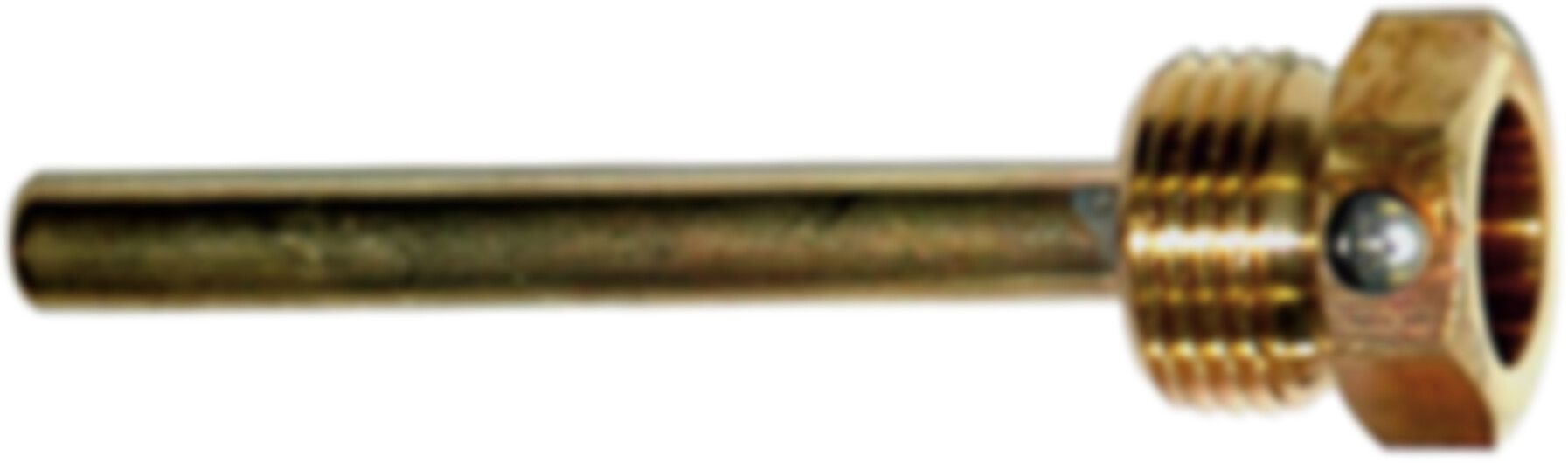 "Schraubhülse aus Edelst. 1/2"" L= 63mm" 6406.012.0063 zu Bimetall-Thermometer - Jako Mano- und Thermometer