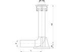 Hydranten-Einlaufbogen PE100 S5 N845 GT 1,35-1,80m d 125mm (DN 100) - Hawle Hydranten