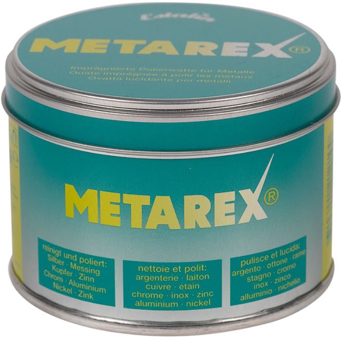 METAREX Reinigungswatte 200 g, poliert und glänzt Metalle - Reinigung