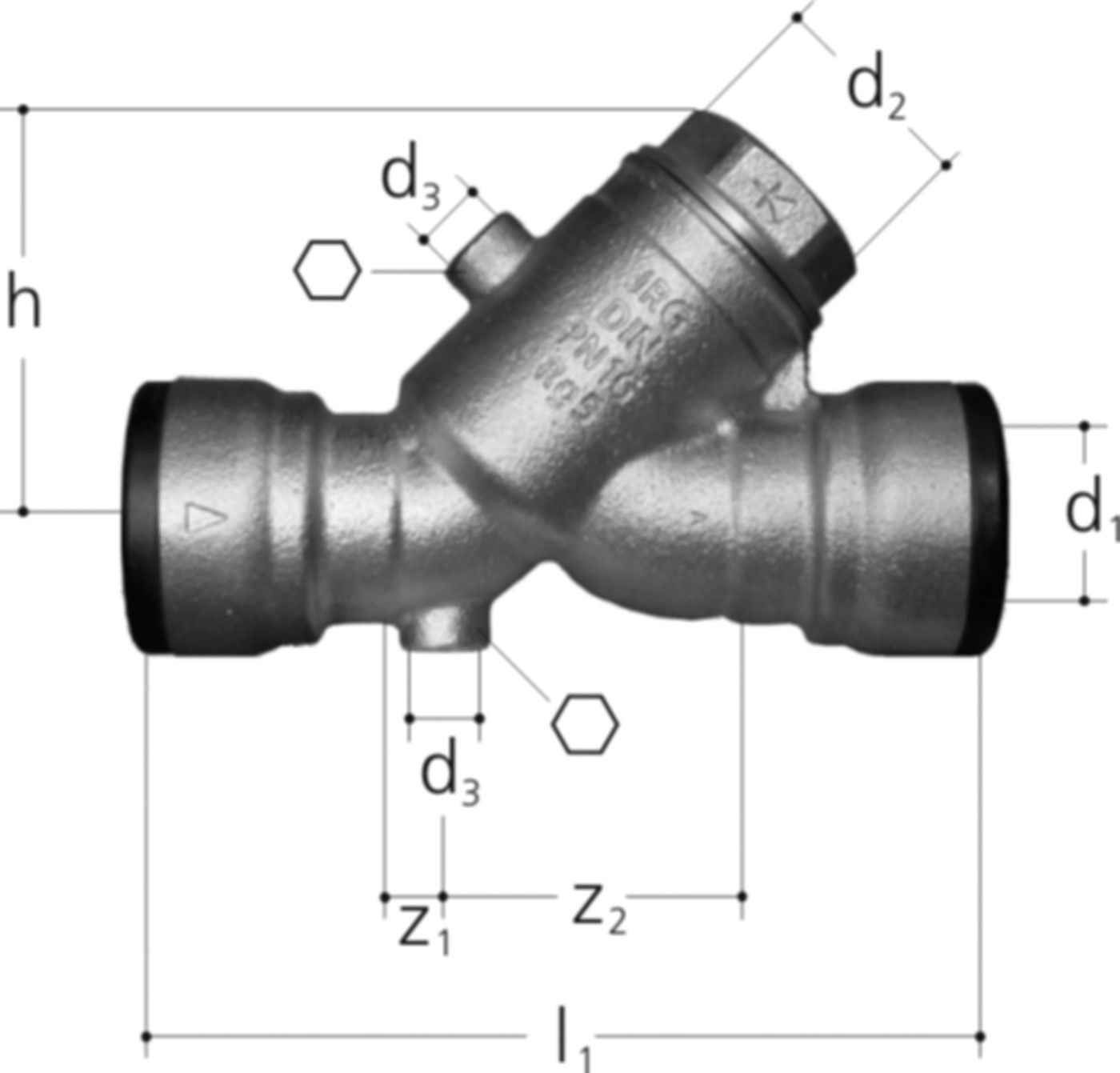sudoFIT Rückflussverhinderer Stecksystem d 28 mm 1615.028 - Nyffenegger Armaturen