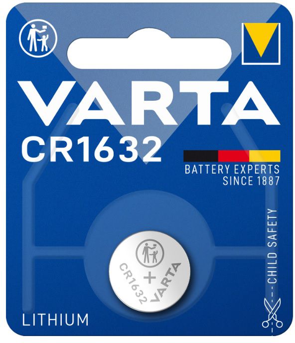 Varta Knopfbatterie Lithium Electronics CR 1632 - Elektrozubehör