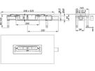 Ablaufgehäuse DallFlex Plan waagrecht 40mm 5-53903 zu Duschrinne CeraFloor und CeraWall - SCHACO Entwässerungstechnik