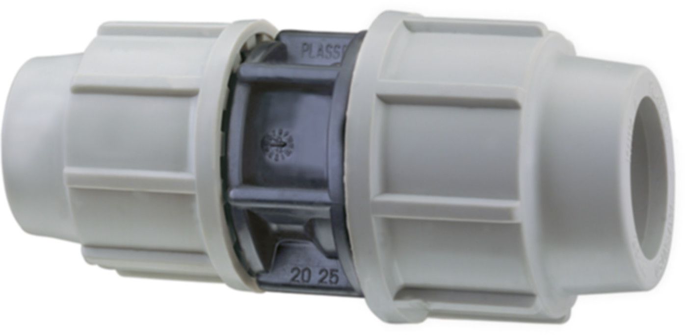 Kupplung reduziert 7110 d 20/16mm - Plasson-Klemmfittinge