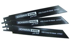 SCHWARZ STAHL Säbelsägeblatt, HSS 300x19x0.9mm, 18Z", Bi-Metall Cobalt, Pack à 5 Stk - Sägen / Trennen