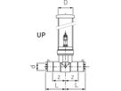 UP-Ventil für Fertigmontage-Set 6212 32mm (DN 25) 761 069 661 - GF Instaflex-HWS-Schweisssystem