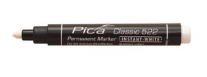 Pica INSTANT-WHITE Marker Classic 522 weiss, 1-4mm, wasserfest - Auszeichnen