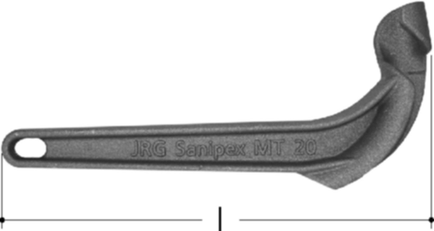 Handbiegeschablone 26mm 4806.026 - JRG Sanipex-MT-Formstücke/Rohre in Stg.