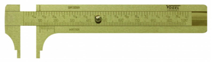 VOGEL Messing-Knopfmass 80 mm - Längenmessen