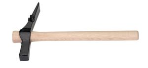 Maurerhammer, mit Nagelzieher, lackiert 600g, L= 350mm, m. Eschenstiel - Bauwerkzeuge