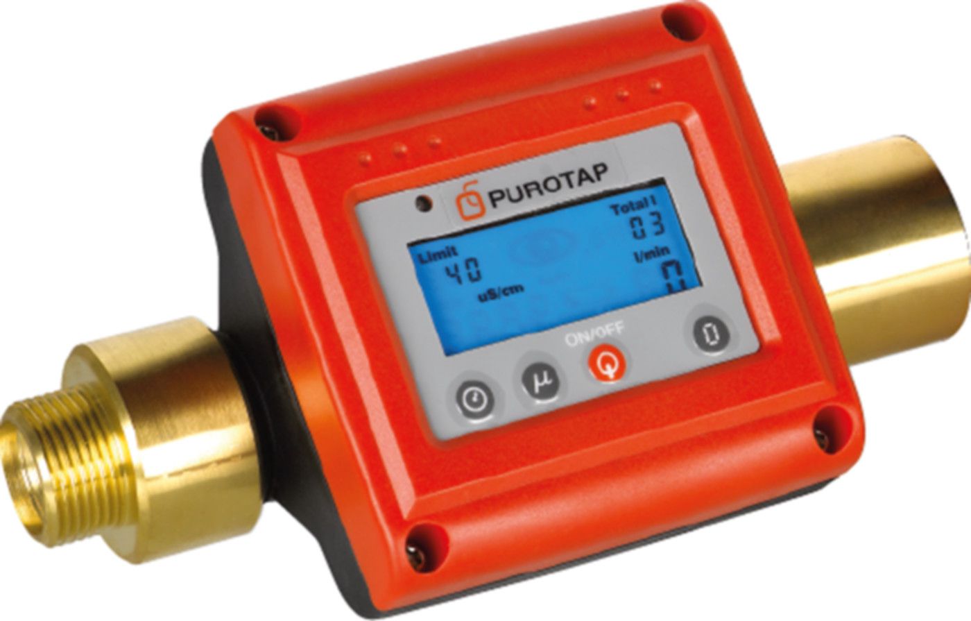 Purotap Messzähler LFM-20    102120 m/Batteriebetrieb inkl. Verschraubung - Elysator Heizungswasseraufbereitung
