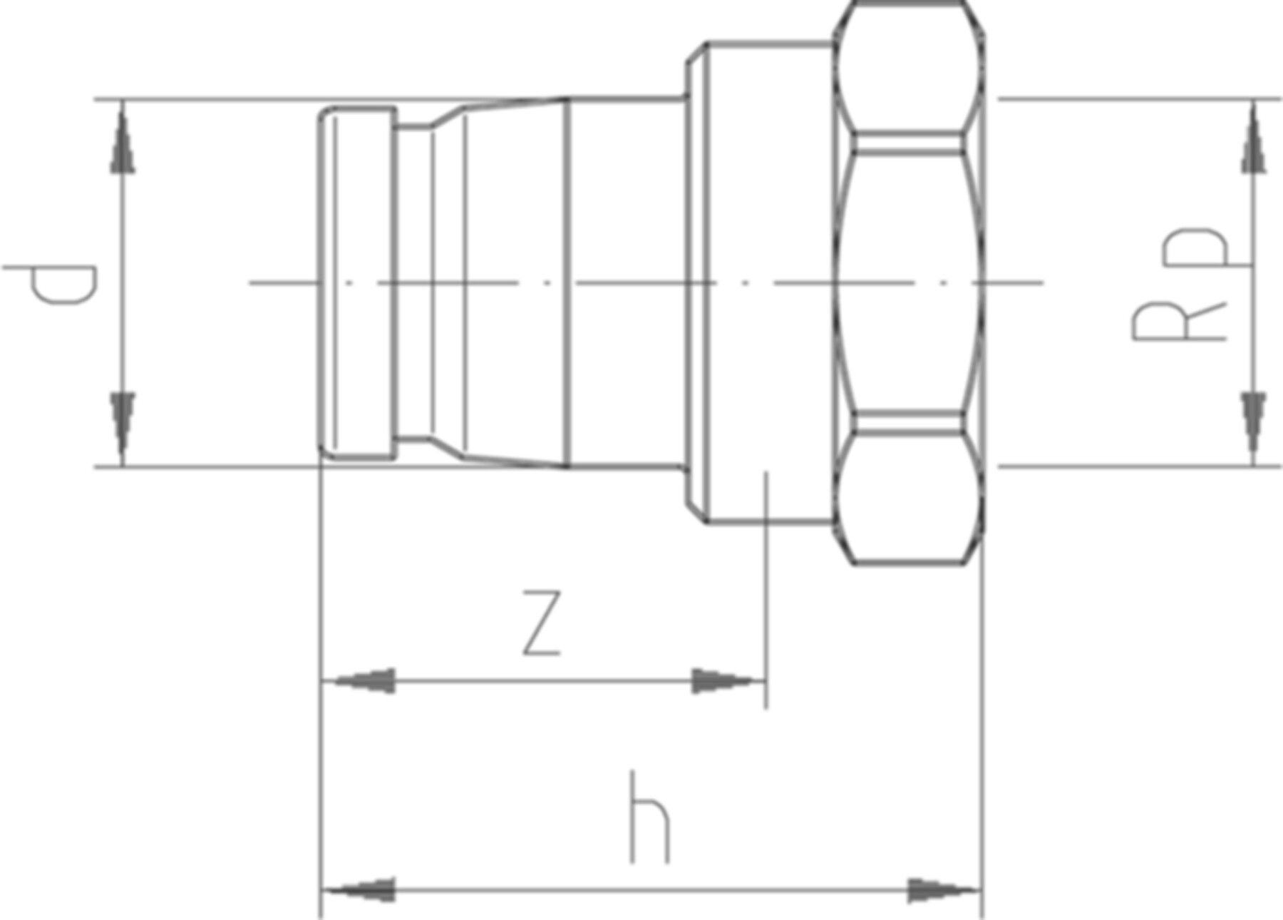 Übergangsmodul iFit mit IG 16/20-3/4" 762 102 268 (762 101 268) - GF I-Fit Formstücke + Werkzeuge