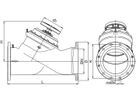 Strangregulierventil Hydrocontrol VFC PN 16 DN 125 L 400 mm GG25 106 26 54 - Oventrop Strangregulierventile